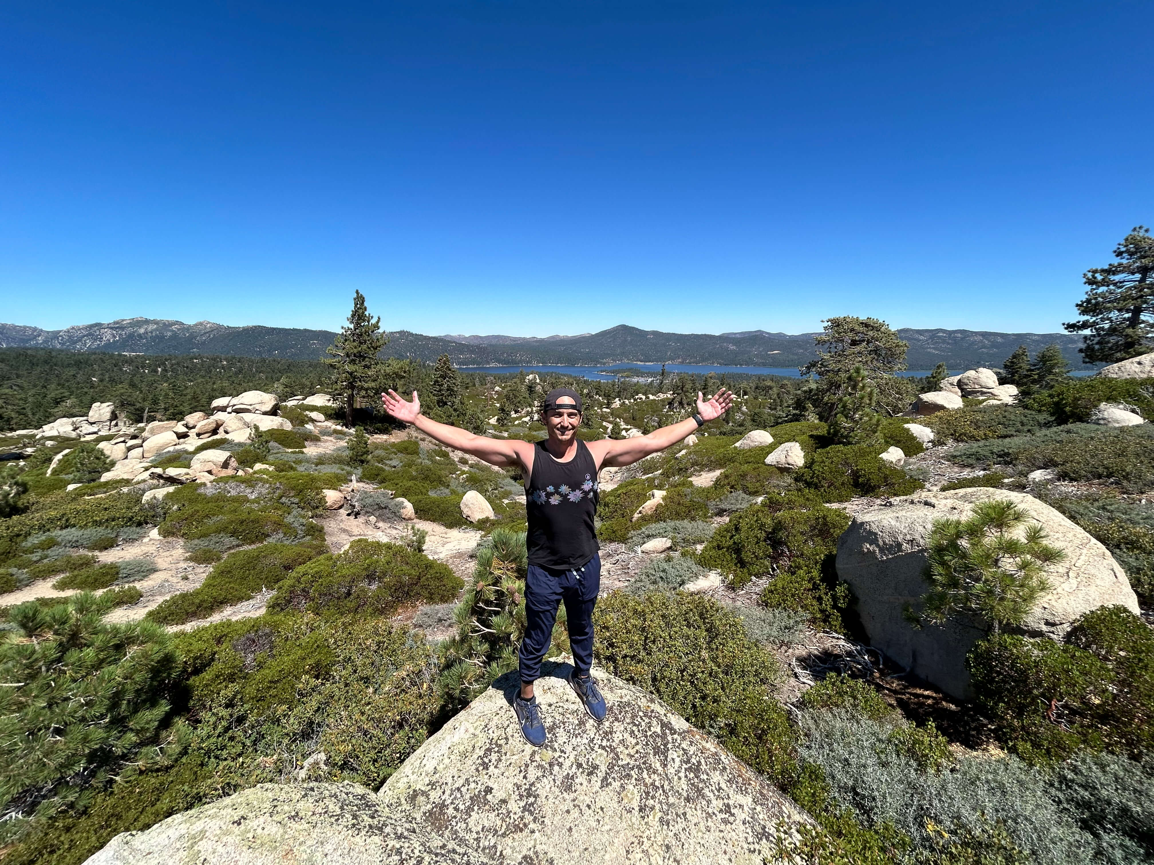 Steven hiking